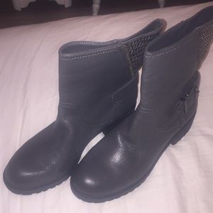 Grey Ankle Boots